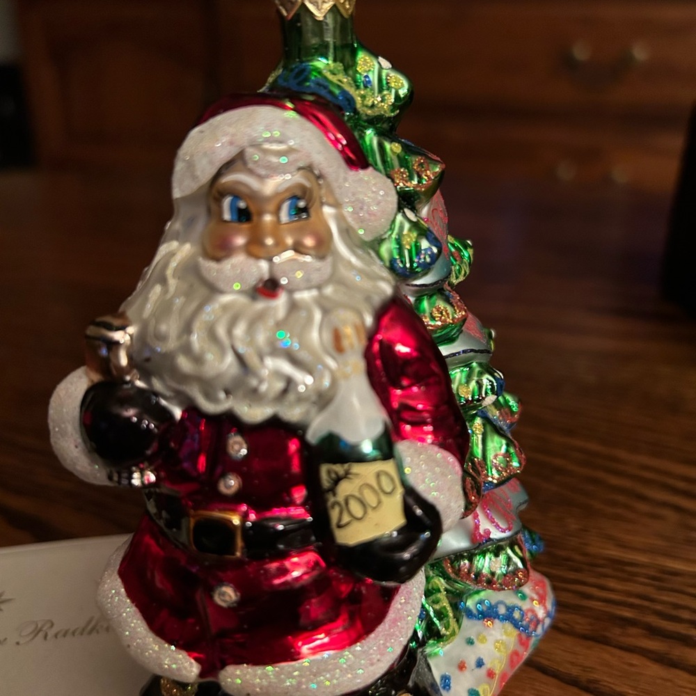 Christopher Radko Christmas ornament.